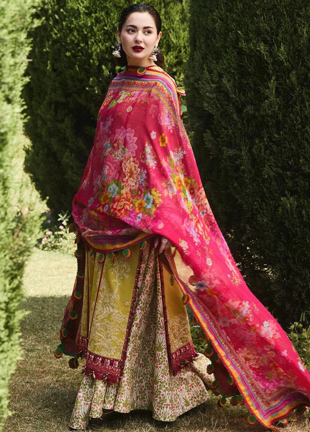 Hussain Rehar Embroidered Lawn Suit Unstitched 3 Piece HRR24S Zest - Summer Collection