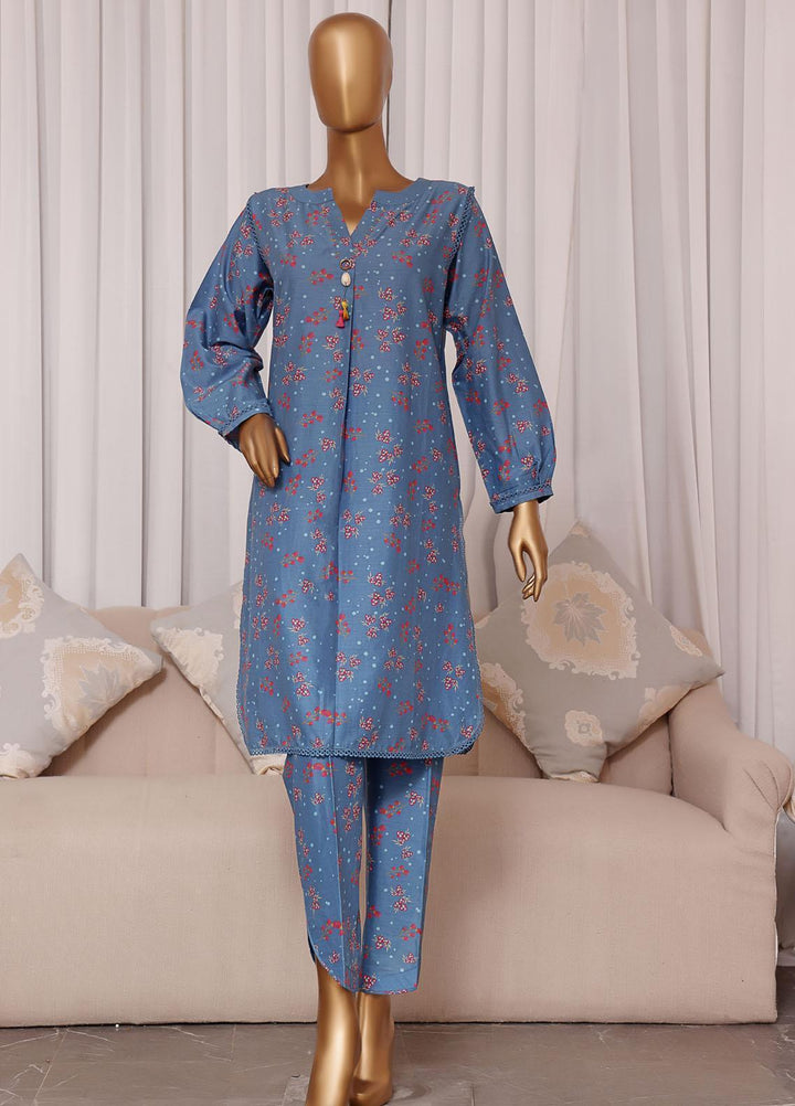 HZ Textiles Pret Printed Cambric 2 Piece Suit HZ22CC-1 D-48