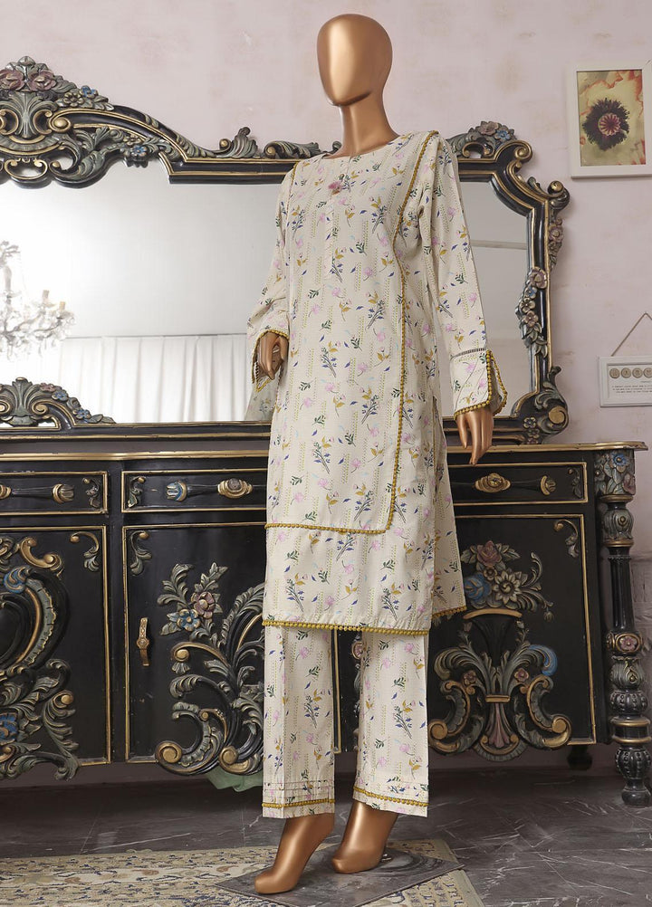 HZ Textiles Pret Printed Cambric 2 Piece Suit HZ22CC-1 D-54