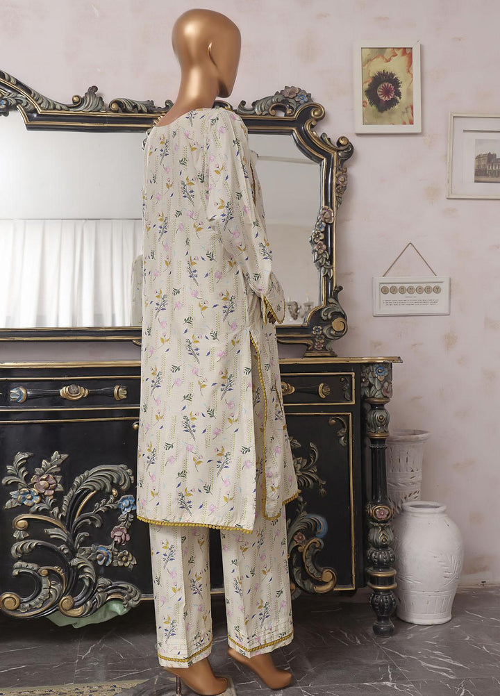 HZ Textiles Pret Printed Cambric 2 Piece Suit HZ22CC-1 D-54