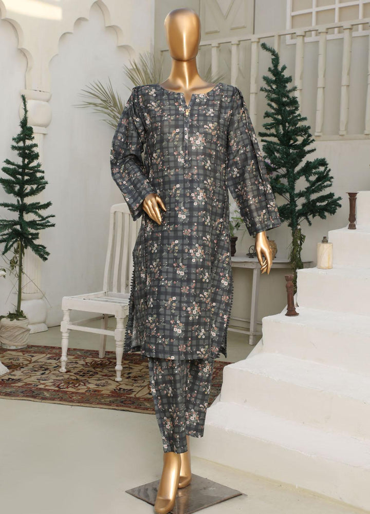 HZ Textiles Casual Pret Printed Lawn 2 Piece Suit HZ23PCD SV-55