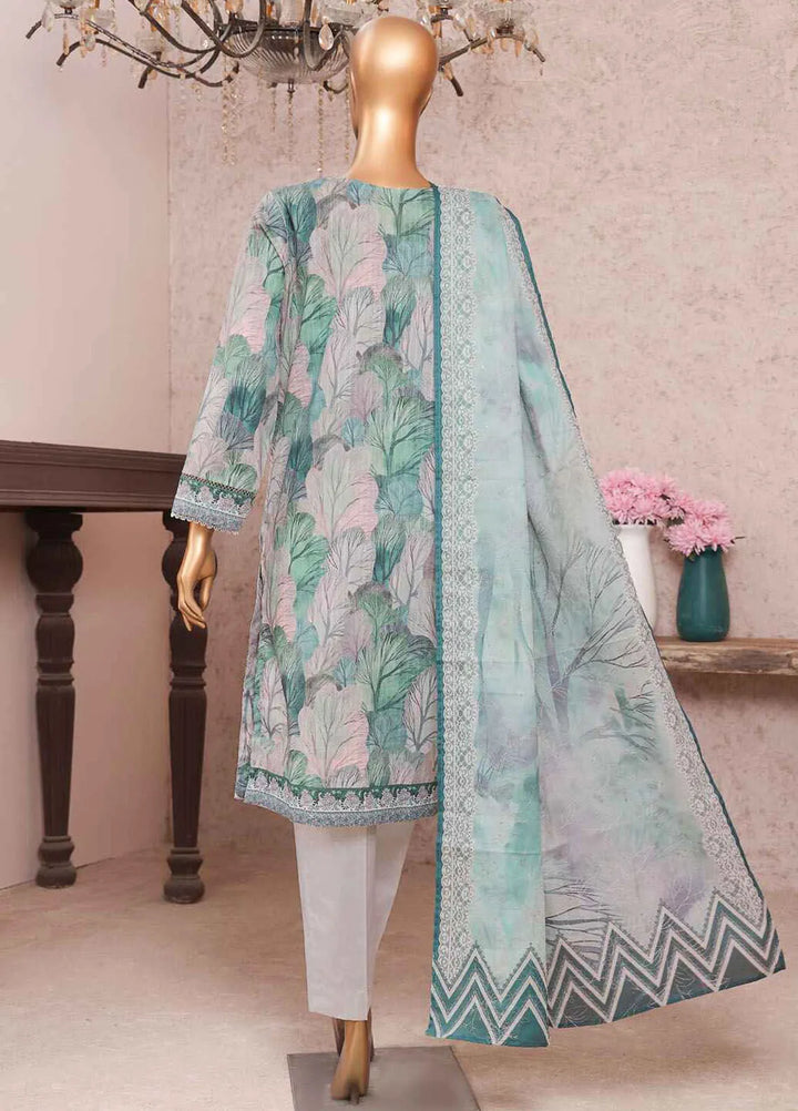 HZ Textiles Embroidered Cotton Suits Unstitched 3 Piece HZ24NP NPE-03 - Summer Collection
