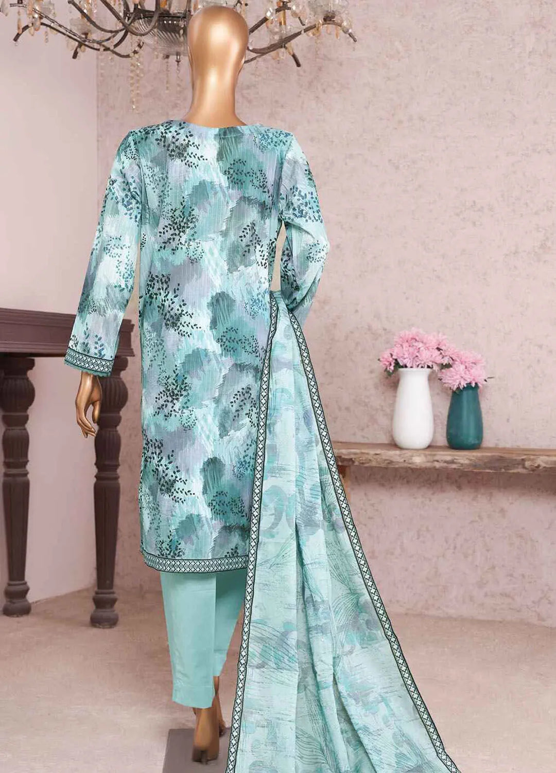 HZ Textiles Embroidered Cotton Suits Unstitched 3 Piece HZ24NP NPE-04 - Summer Collection