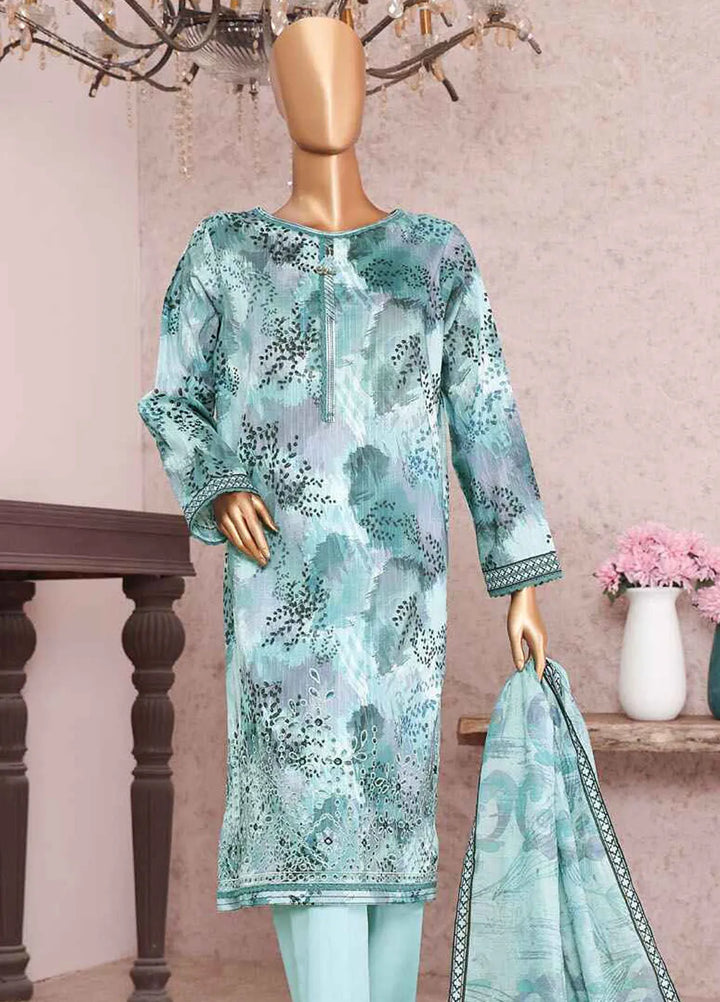 HZ Textiles Embroidered Cotton Suits Unstitched 3 Piece HZ24NP NPE-04 - Summer Collection