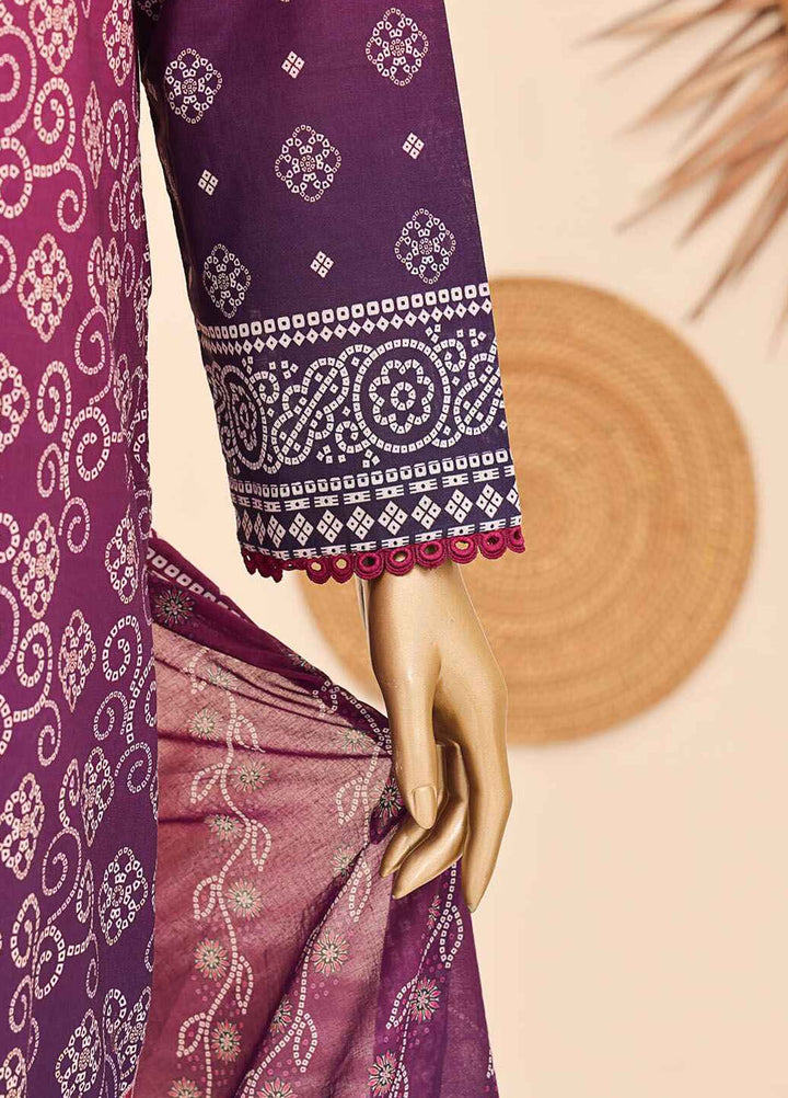 HZ Textiles Embroidered Lawn Suits Unstitched 3 Piece HZ25UC CEC-922 - Summer Collection