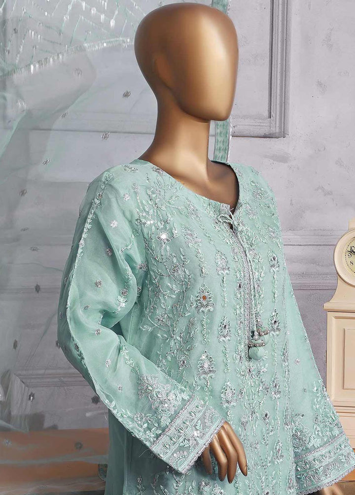 HZ Textiles Luxury Pret Embroidered Organza 2 Piece Suit HZ22PRT HZK 55 A