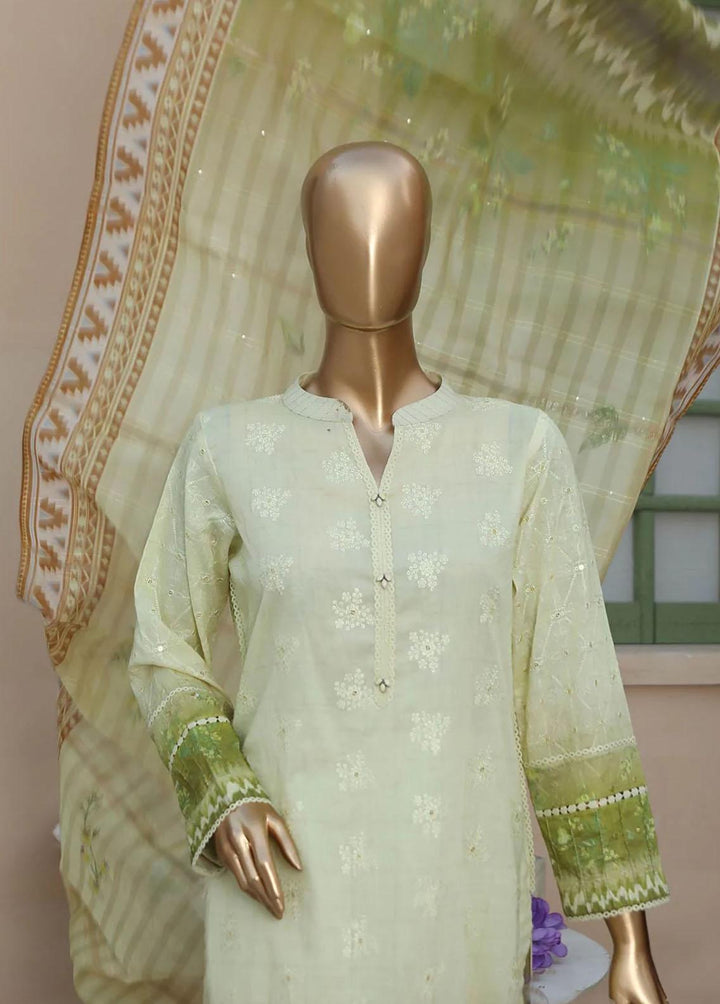 Oriental By HZ Textiles Embroidered Lawn Suits Unstitched 3 Piece HZ23OC OC-15892 - Summer Collection