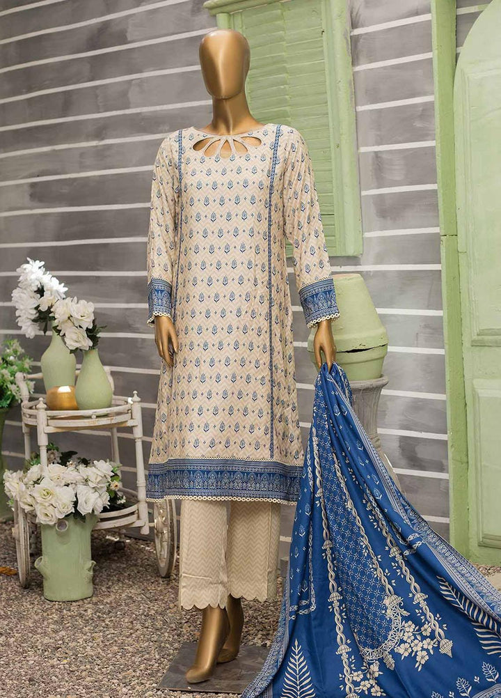 HZ Textiles Printed Viscose Suits Unstitched 3 Piece HZ22WS PSW-01 - Winter Collection