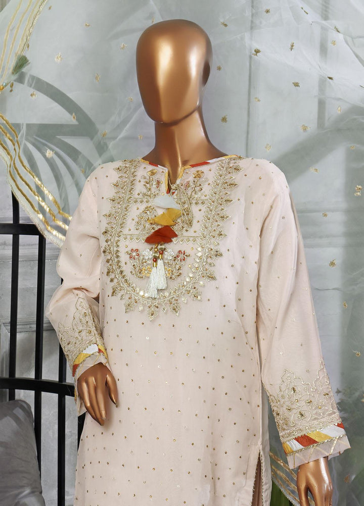 HZ Textiles Luxury Pret Embroidered Organza 2 Piece Suit HZ22PRT HZK 01 A