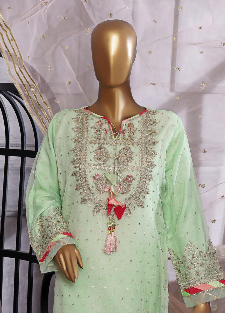 HZ Textiles Luxury Pret Embroidered Organza 2 Piece Suit HZ22PRT HZK 01 B