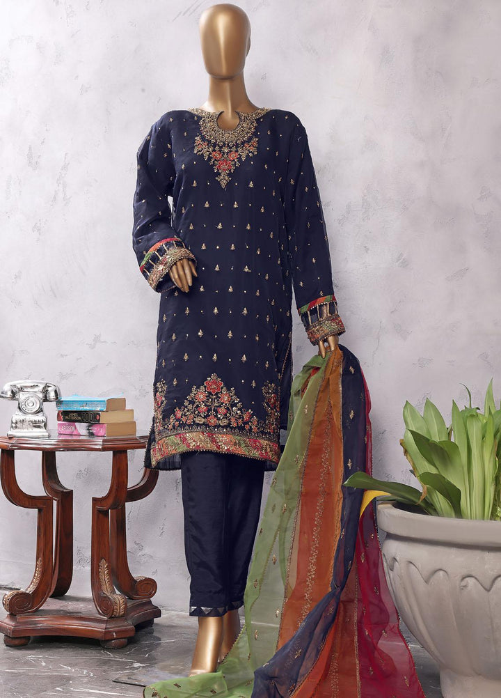 HZ Textiles Luxury Pret Embroidered Organza 2 Piece Suit HZ22PRT HZK 32 B