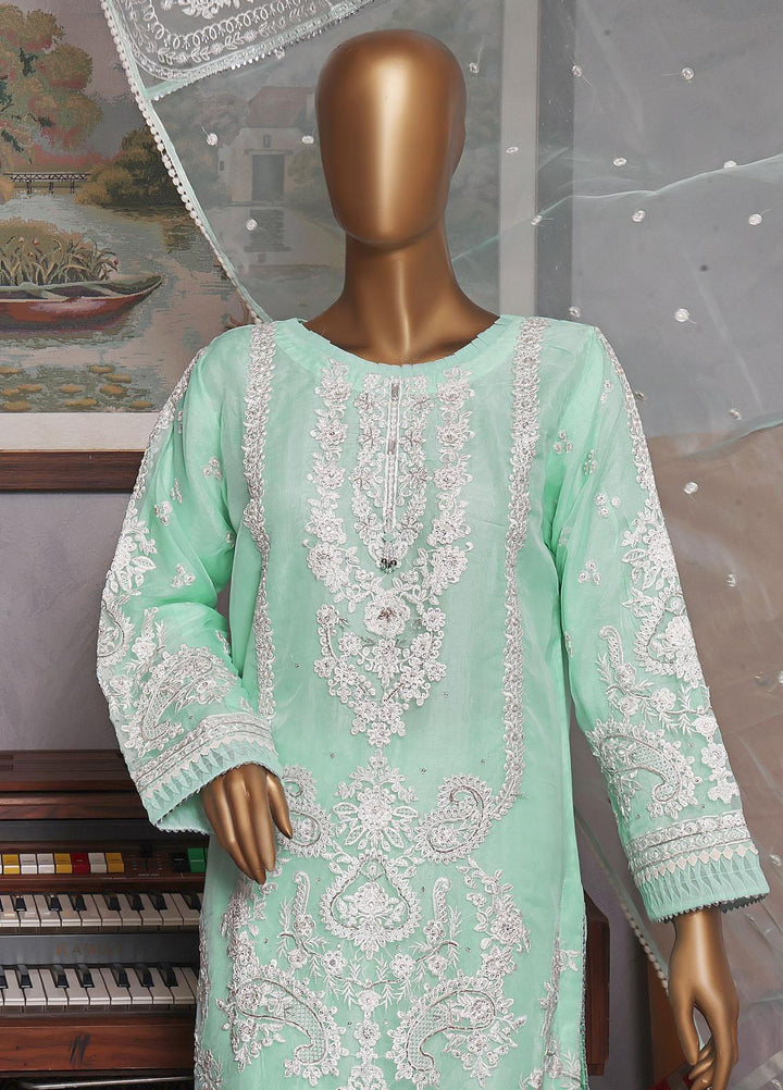 HZ Textiles Luxury Pret Embroidered Organza 2 Piece Suit HZ22PRT HZK 50 B