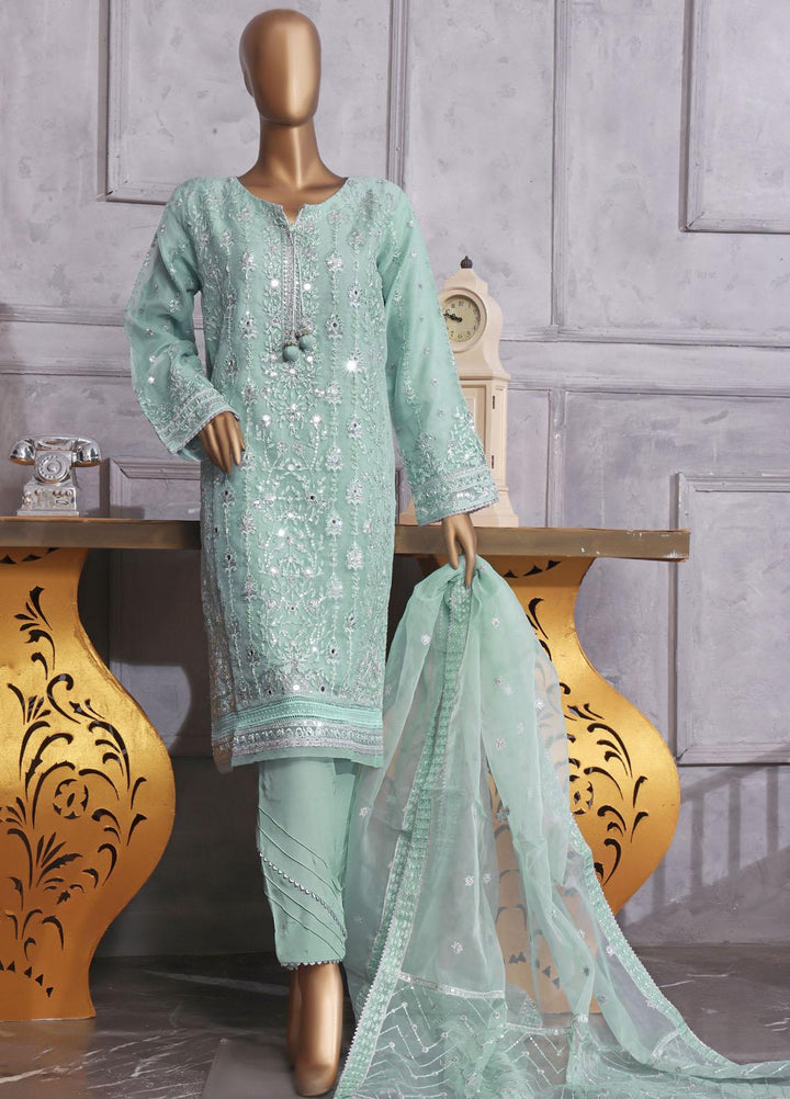 HZ Textiles Luxury Pret Embroidered Organza 2 Piece Suit HZ22PRT HZK 55 A