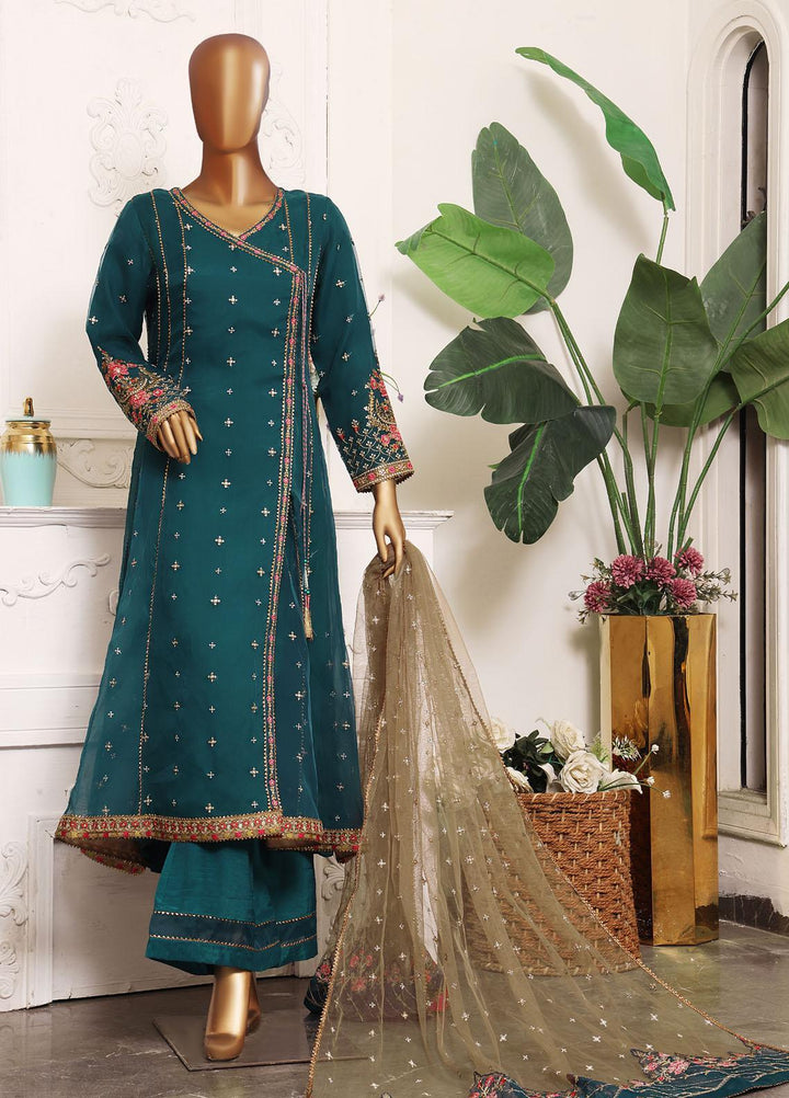 HZ Textiles Luxury Pret Embroidered Organza 2 Piece Suit HZ22PRT HZK 61