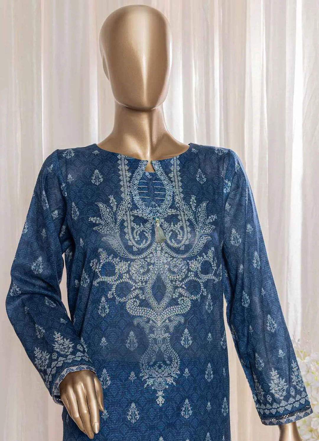 HZ Textiles Pret Embroidered Lawn 3 Piece Suit REC-131