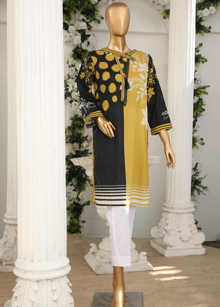 HZ Textiles Pret Printed Lawn Kurti HZ23OT D-16