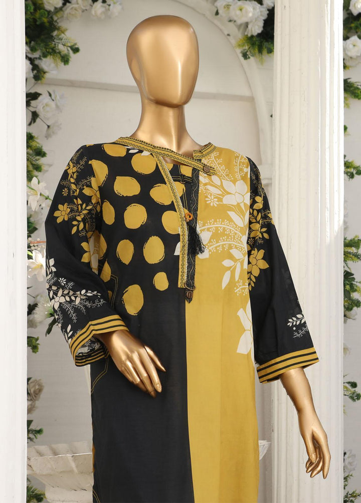 HZ Textiles Pret Printed Lawn Kurti HZ23OT D-16