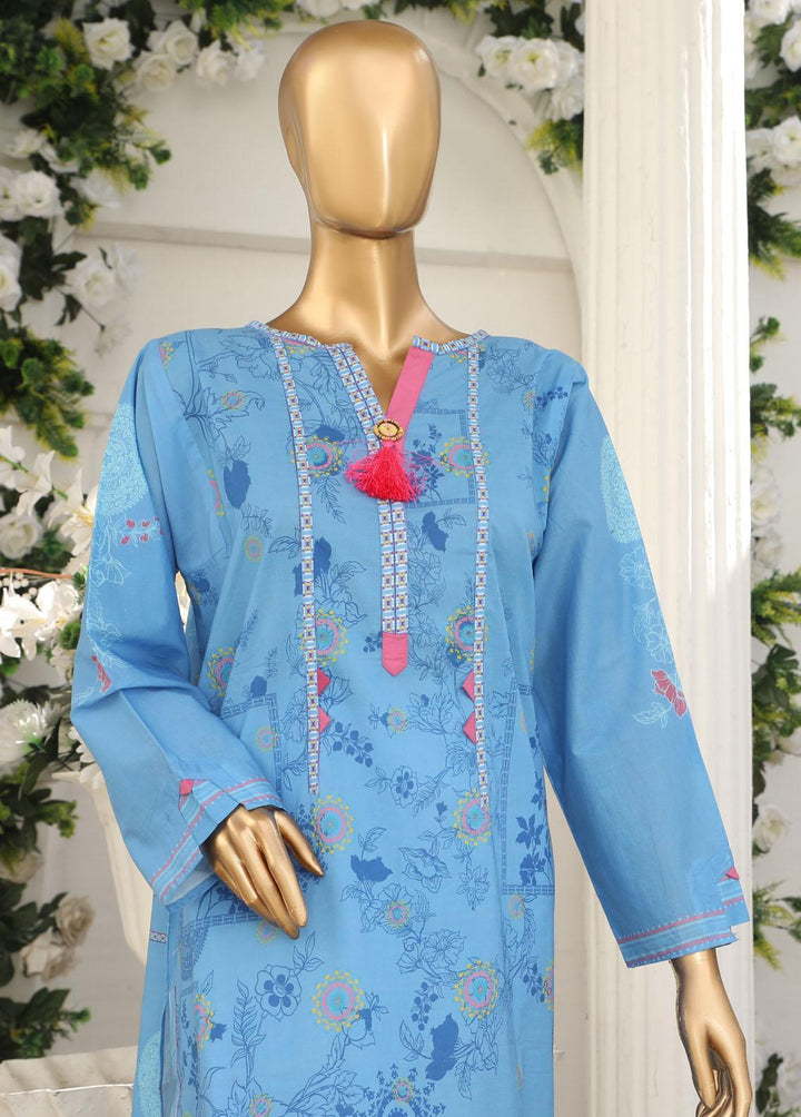 HZ Textiles Pret Printed Lawn Kurti HZ23OT D-20