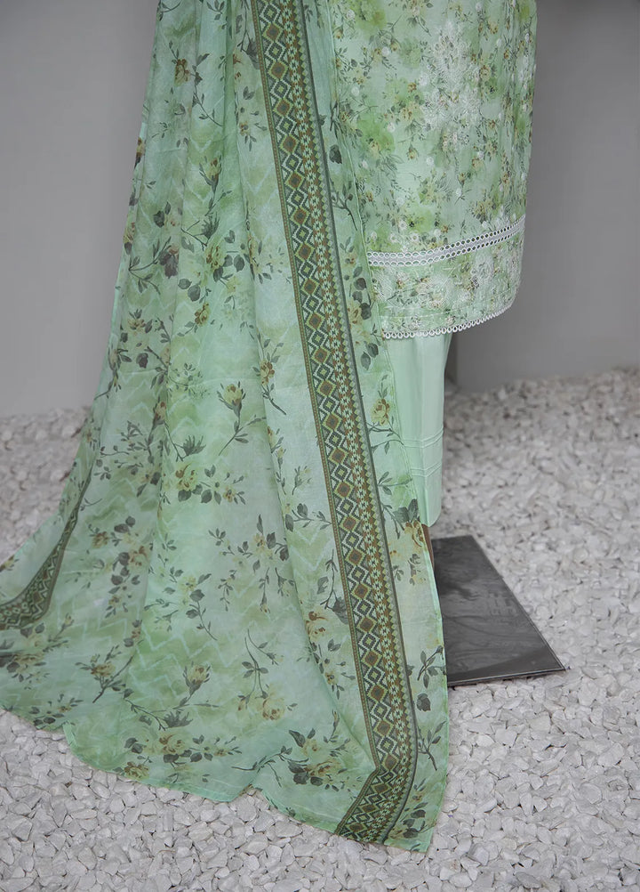 HZ Textiles Pret Printed Lawn 3 Piece Suit PDE-800