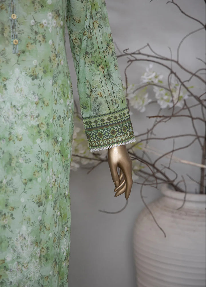 HZ Textiles Pret Printed Lawn 3 Piece Suit PDE-800