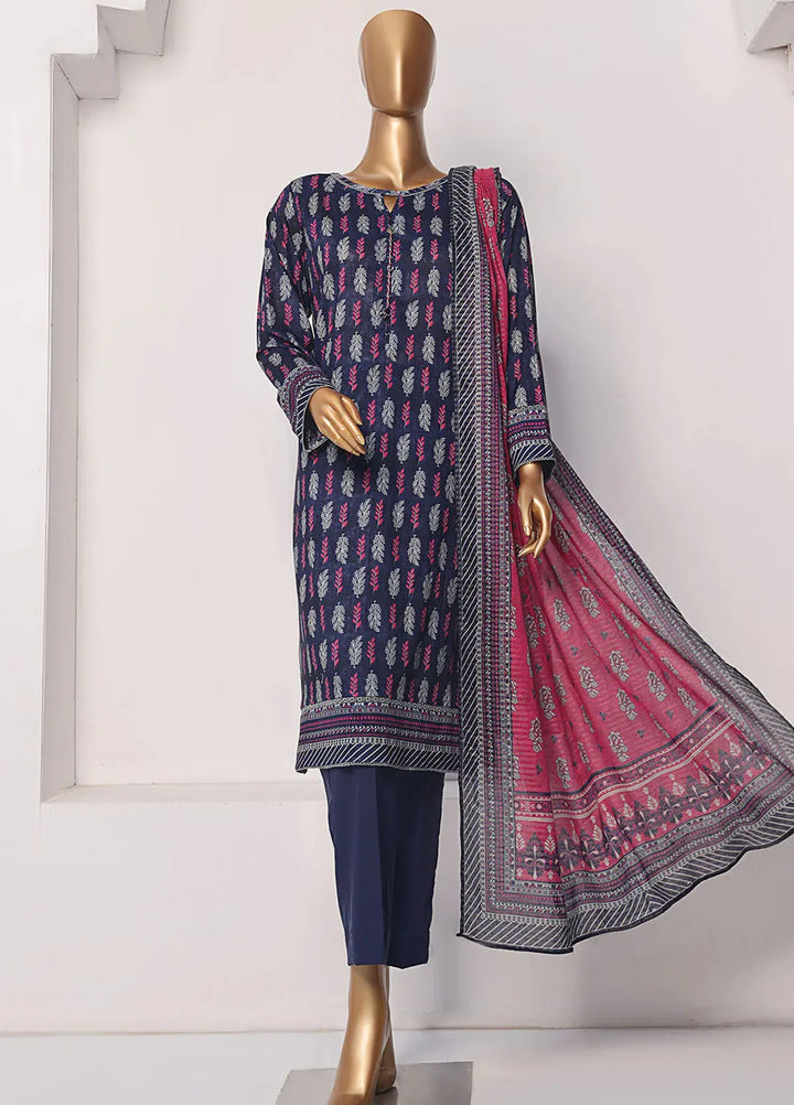 HZ Textiles Printed Lawn Suits Unstitched 3 Piece HZ25PL PPC-172 - Summer Collection