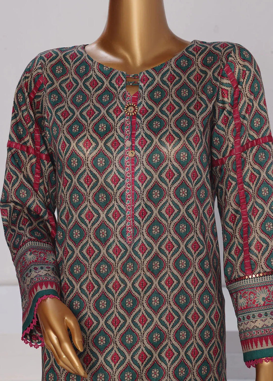 HZ Textiles Printed Lawn Suits Unstitched 3 Piece HZ25PL PPC-176 - Summer Collection