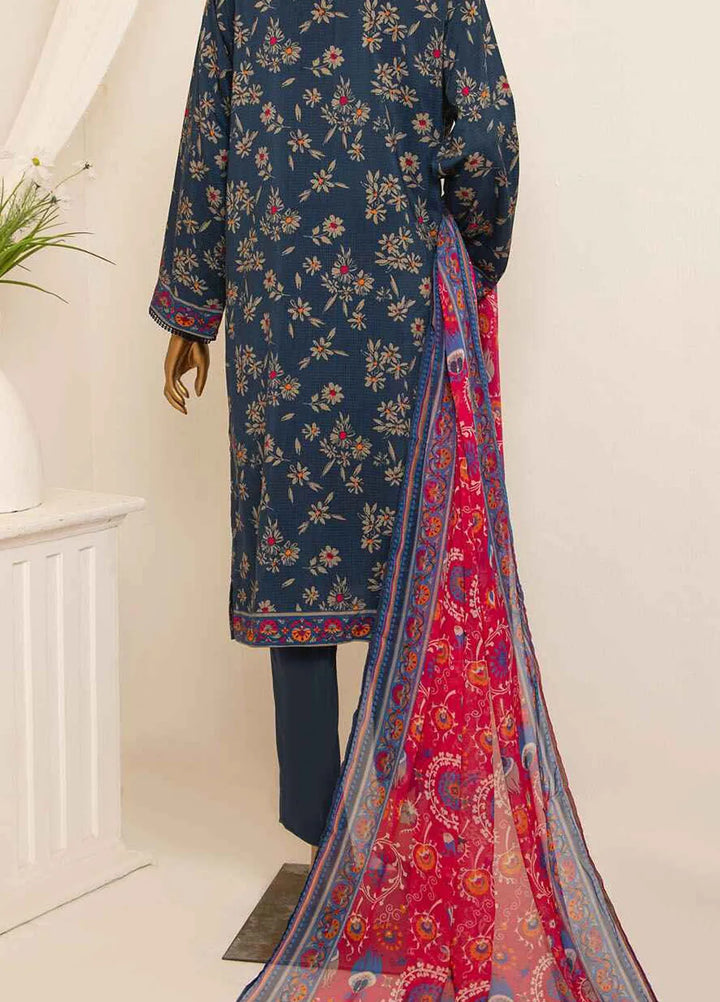 HZ Textiles Printed Viscose Suits Unstitched 3 Piece HZ25BD AVP-1103 - Winter Collection