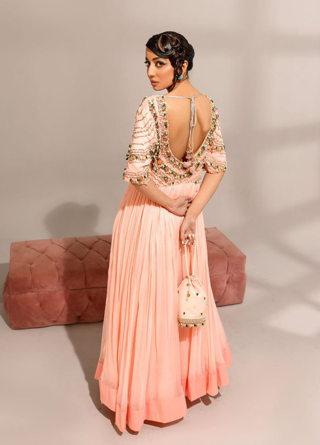 Ibraysha Luxury Pret  Chiffon 3 Piece Dress IBR23MNF Inara