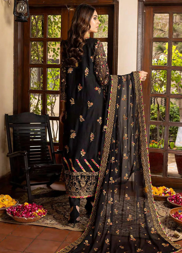 Ibtida By Kanwal Zainab Embroidered Chiffon Suits Unstitched 3 Piece KZ24I KZ-24001 Jahan Ara - Formal Collection