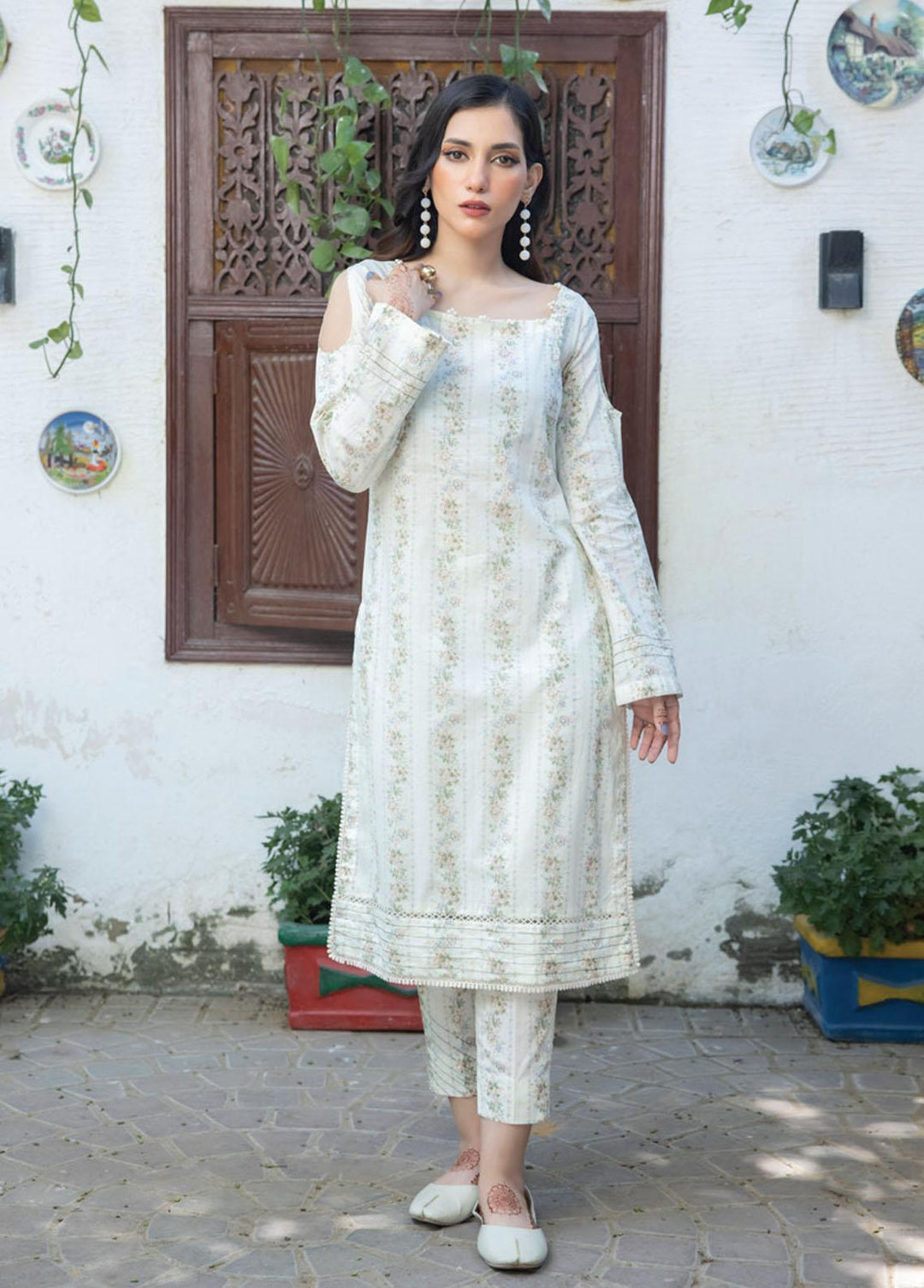 Identic Separates By Regalia Textiles Printed Lawn Suits Unstitched 2 Piece RGT23-IS6 02 - Summer Collection