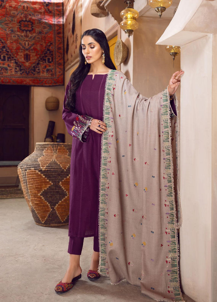 ILAHA Pret  Khaddar 3 Piece Suit IL004 Aelia