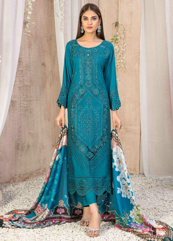 Ilona By Tawakkal Fabrics Embroidered Staple Suits Unstitched 3 Piece TWF23I 9582 - Winter Collection