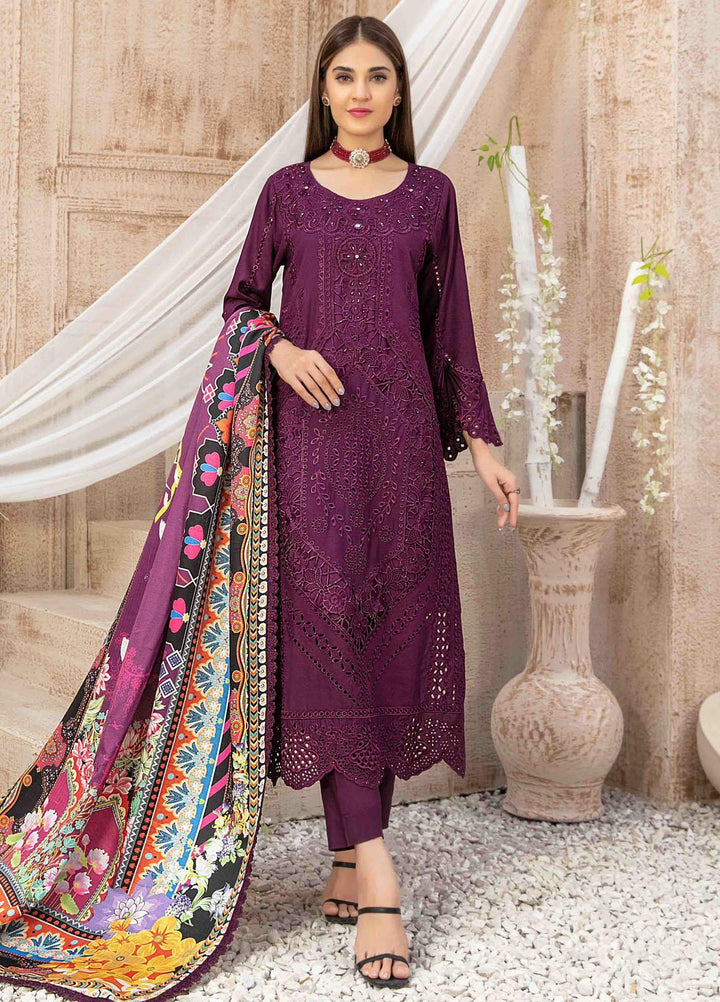 Ilona By Tawakkal Fabrics Embroidered Staple Suits Unstitched 3 Piece TWF23I 9583 - Winter Collection