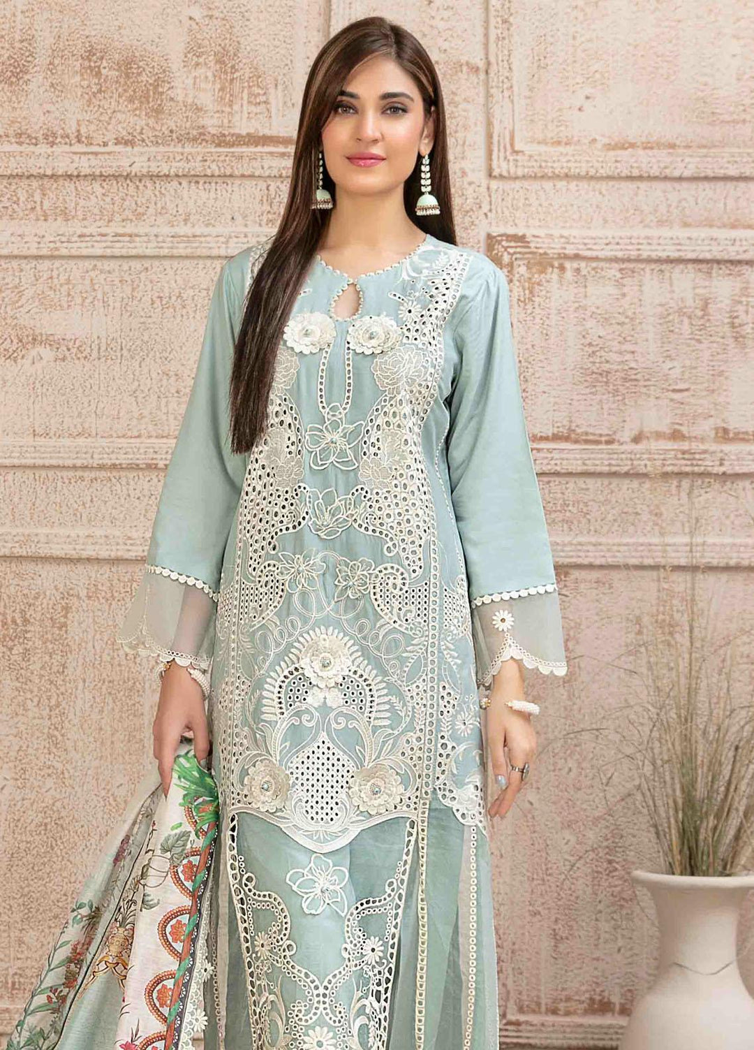 Ilona By Tawakkal Fabrics Embroidered Staple Suits Unstitched 3 Piece TWF23I 9589 - Winter Collection