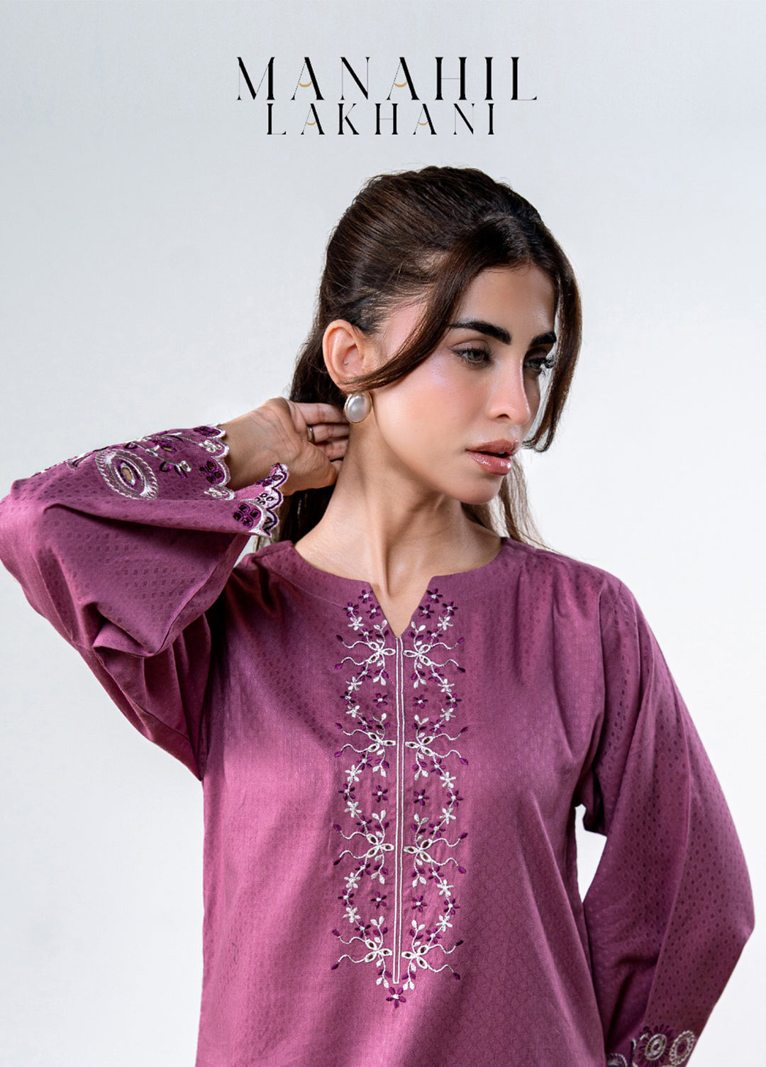 Luna by Manahil Lakhani RTW Embroidered Lawn 2 Piece Suit ML26ULL PRISM - Summer Collection