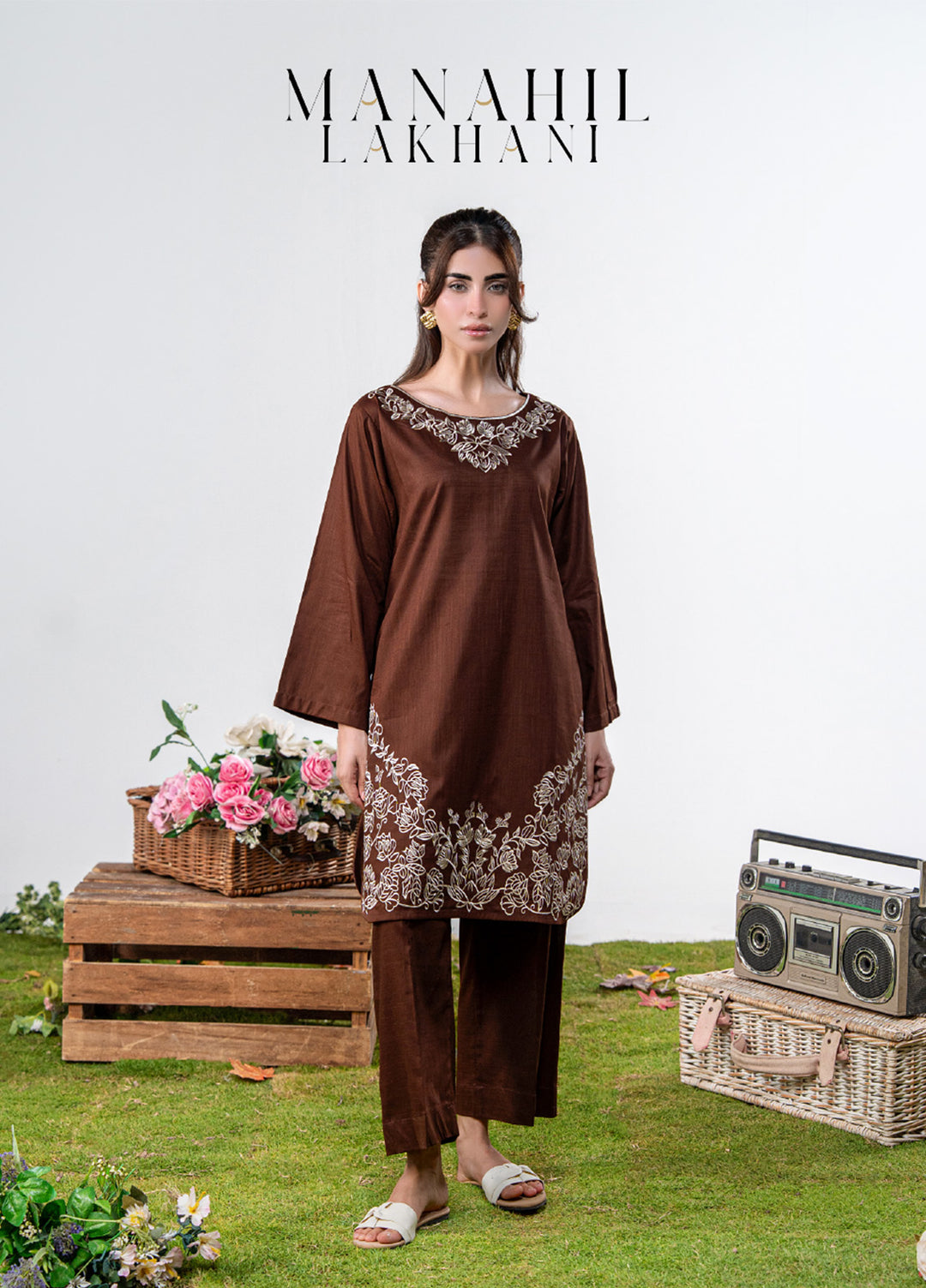 Luna by Manahil Lakhani RTW Embroidered Lawn 2 Piece Suit ML26ULL HAZEL - Summer Collection