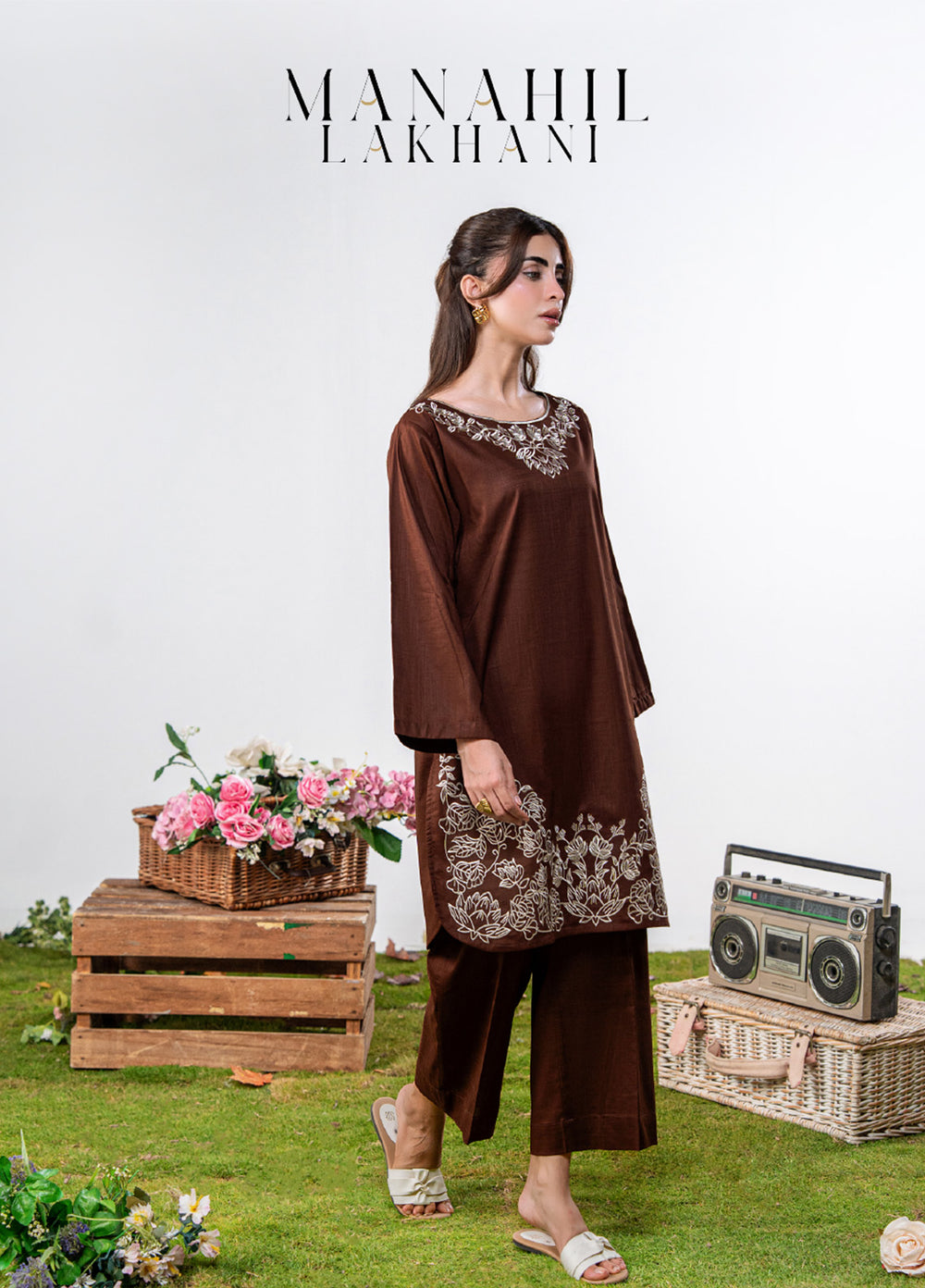 Luna by Manahil Lakhani RTW Embroidered Lawn 2 Piece Suit ML26ULL HAZEL - Summer Collection