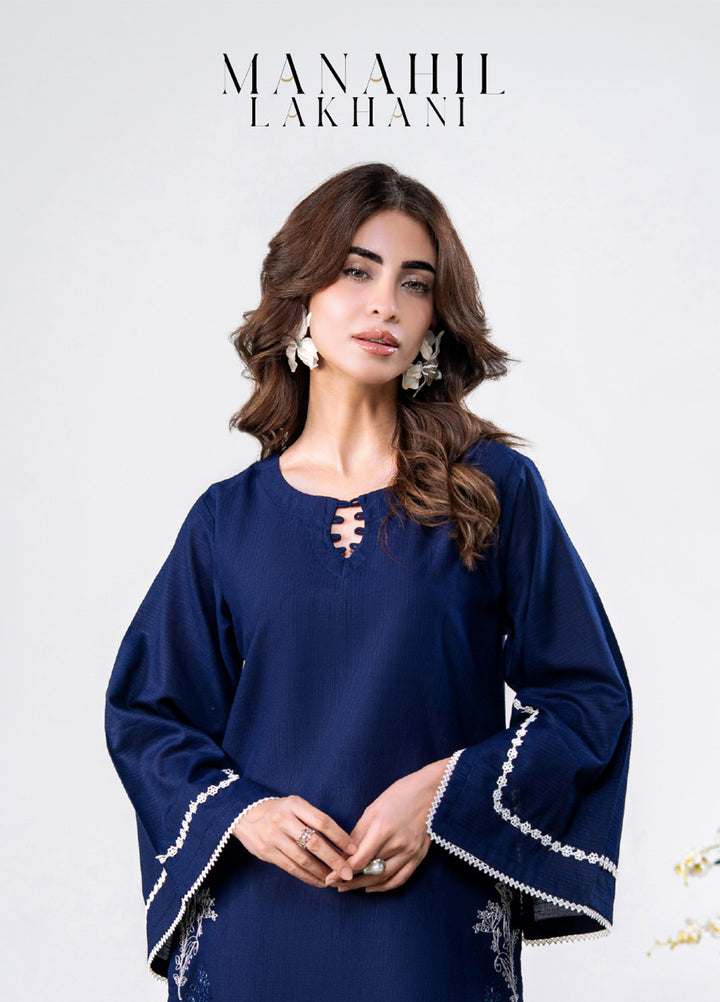 Luna by Manahil Lakhani RTW Embroidered Lawn 2 Piece Suit ML26ULL TWILIGHT - Summer Collection