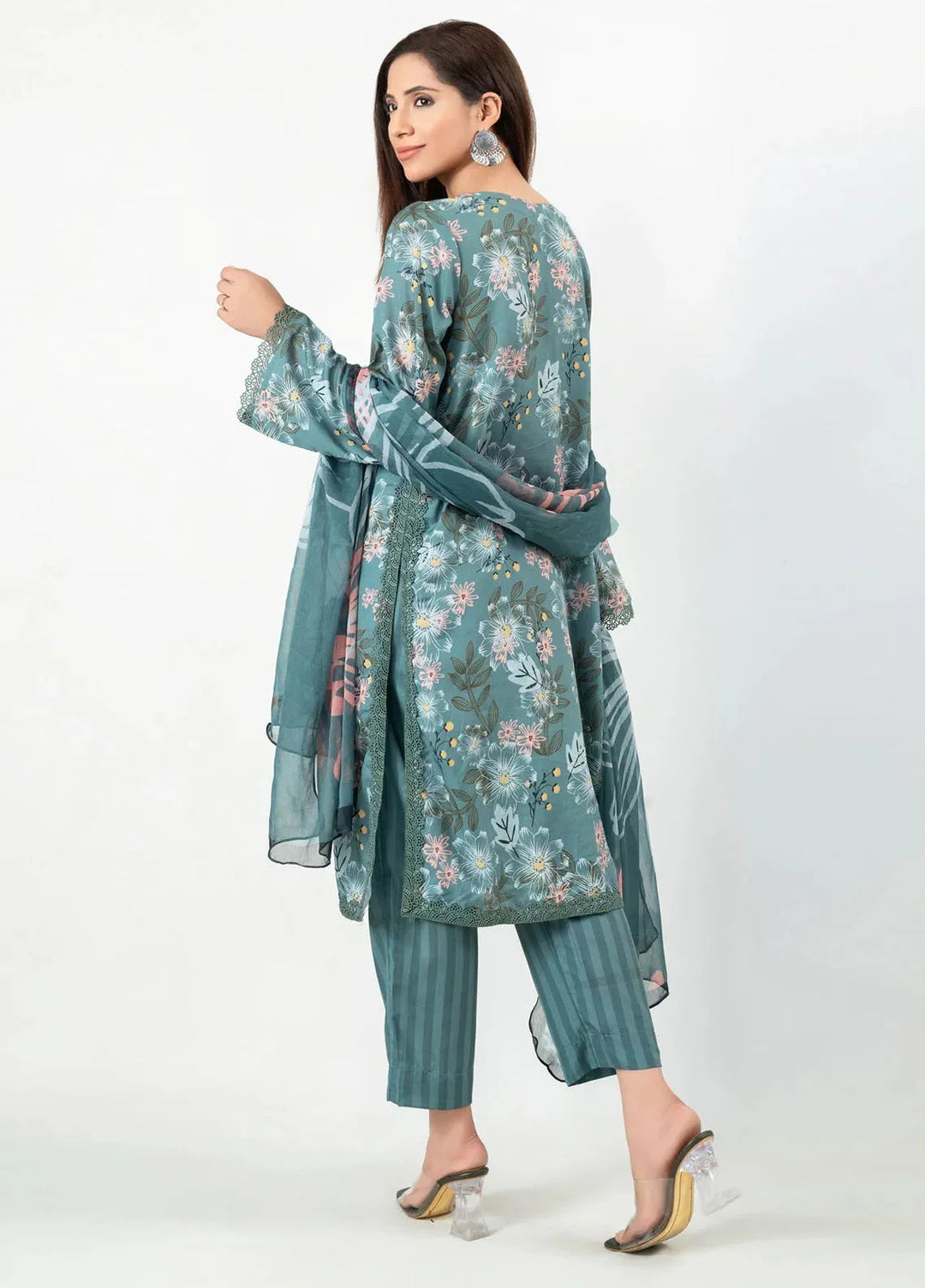 Imran Aftab Printed Silk Suit Unstitched 3 Piece IAW-UF-01 - Winter Collection