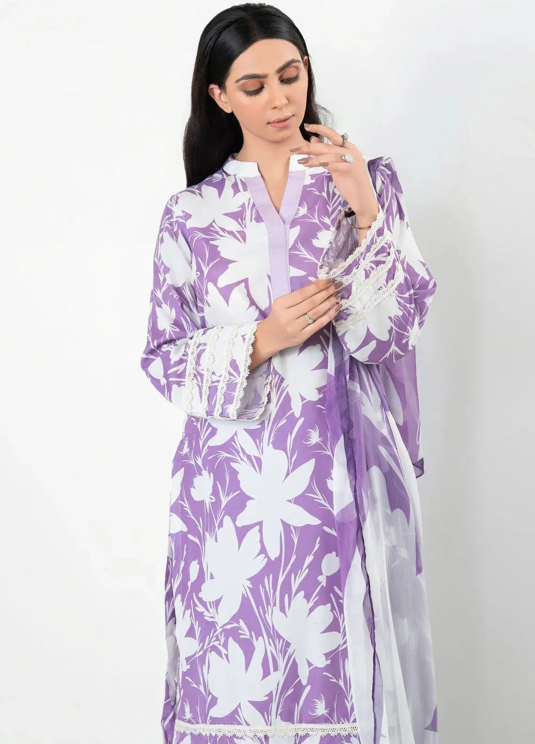 Imran Store Rachna Imran Aftab Printed Silk Suit Unstitched 3 Piece IAW-UF-02 - Winter ...