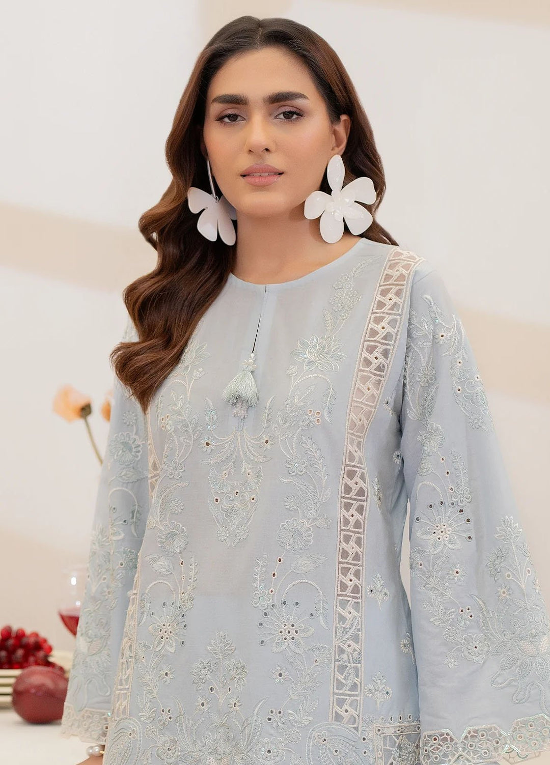 Imrozia Premium Pret Embroidered Lawn 3 Piece Suit IP-141 Zareya