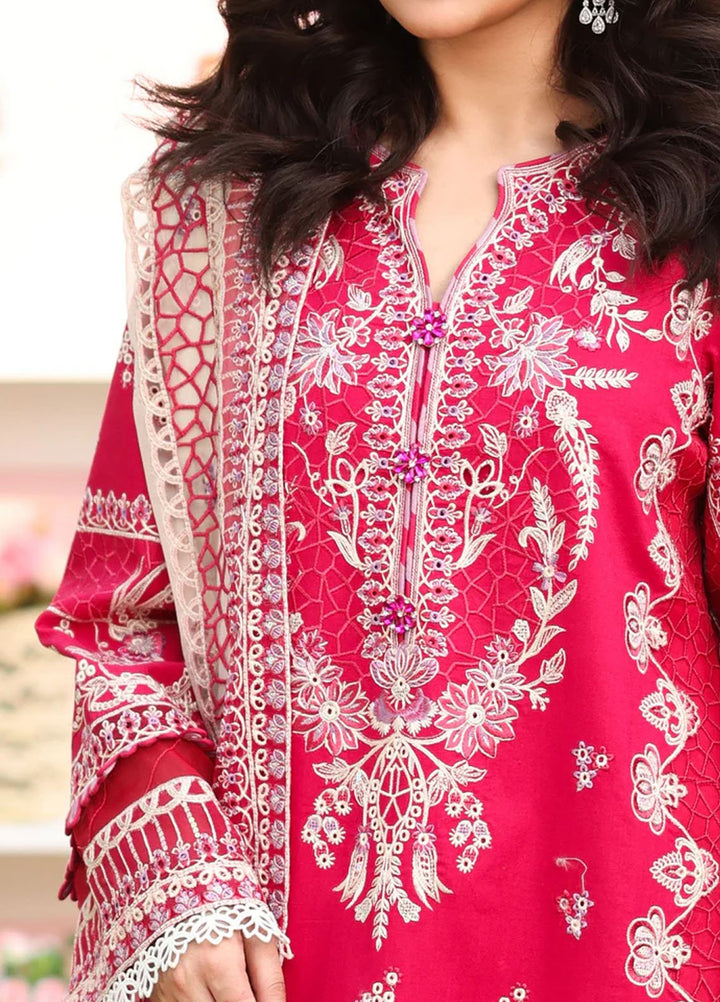 Imrozia Premium Pret Embroidered Lawn 3 Piece Suit SL-90 Basma