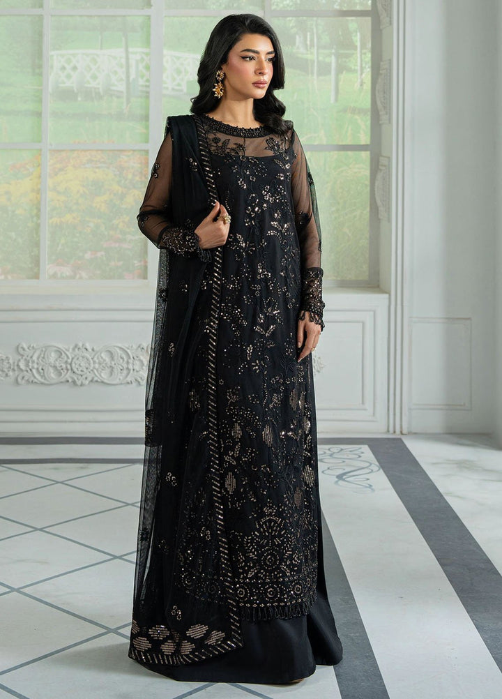 Inara by Zarif Embroidered Net Suits Unstitched 3 Piece ZF25IF ZRI-05 Beyza - Formals Collection