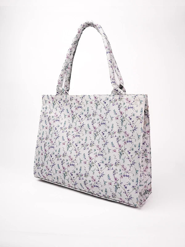 Maa aur Mai by TJK Designs Printed Inaya Canvas Tote Bag - Casual Collection