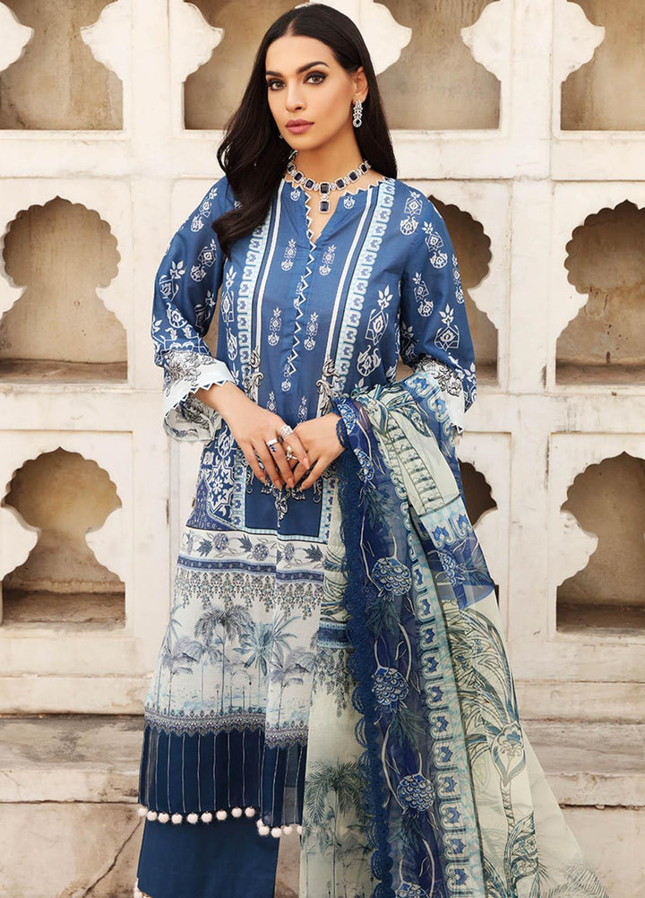 Inayat by Afsaneh Embroidered Lawn Suits Unstitched 2 Piece AFH21I GHAZAL-A - Eid Collection