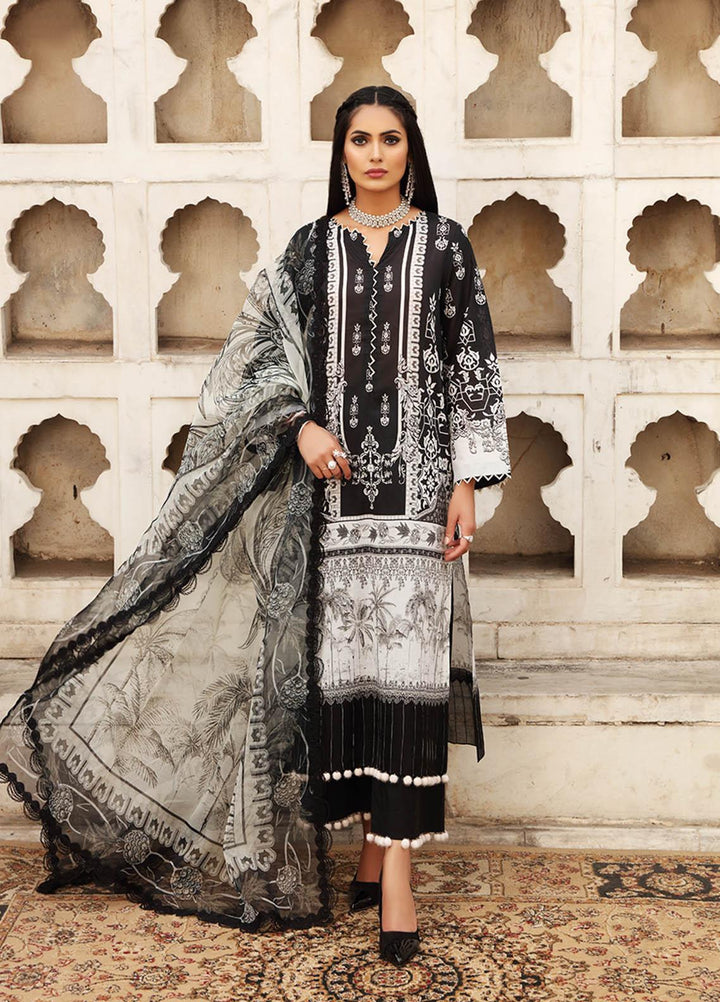 Inayat by Afsaneh Embroidered Lawn Suits Unstitched 2 Piece AFH21I GHAZAL-B - Eid Collection
