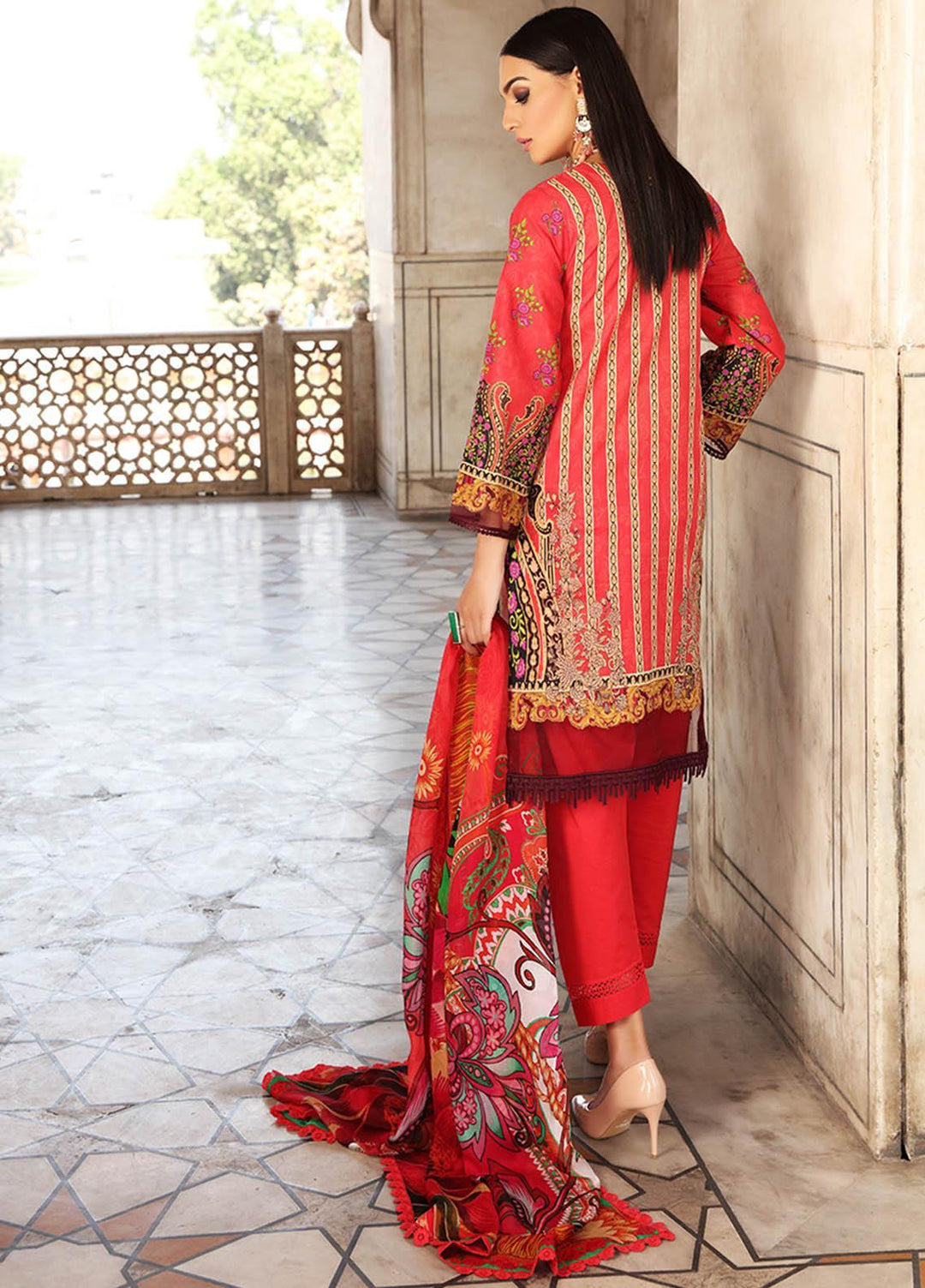 Inayat by Afsaneh Embroidered Lawn Suits Unstitched 3 Piece AFH21I MEHAK - Eid Collection