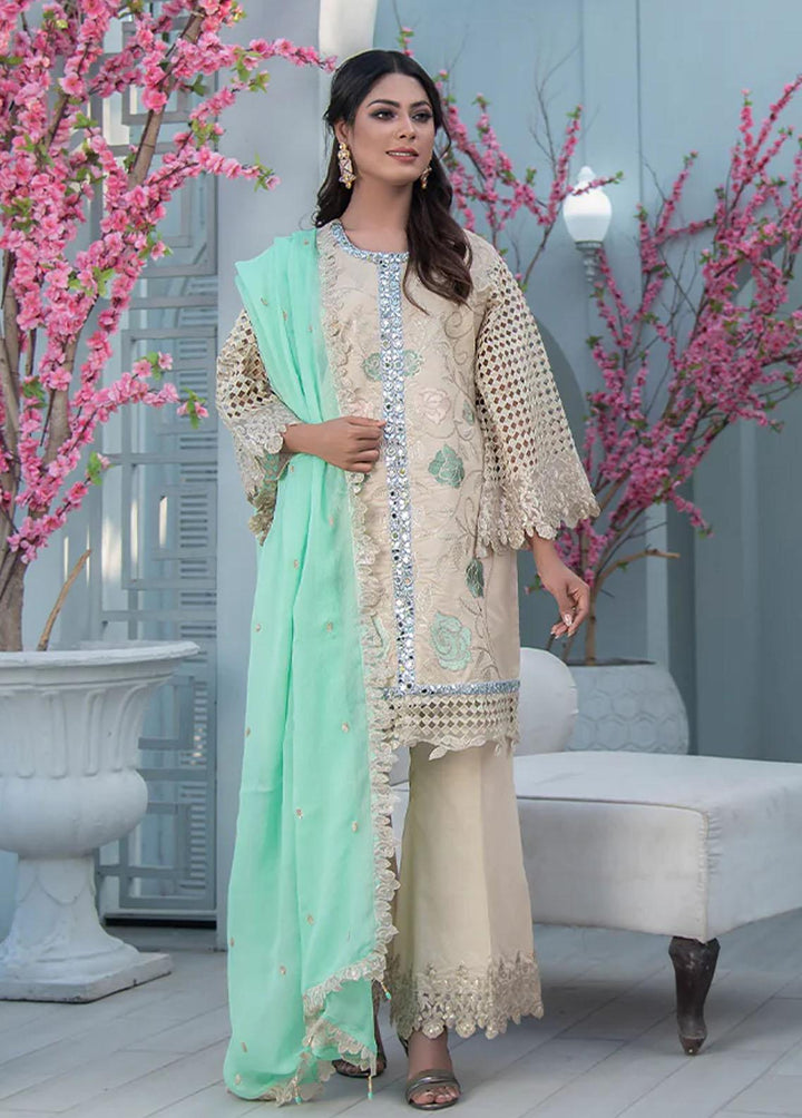 Insiya Clothing Embroidered Lawn Suits Unstitched 3 Piece INS23E 04 QARAAR - Eid Collection