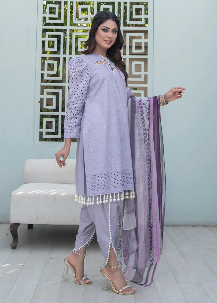 Insiya Clothing Embroidered Lawn Suits Unstitched 3 Piece INS23E 07 AMAN - Eid Collection