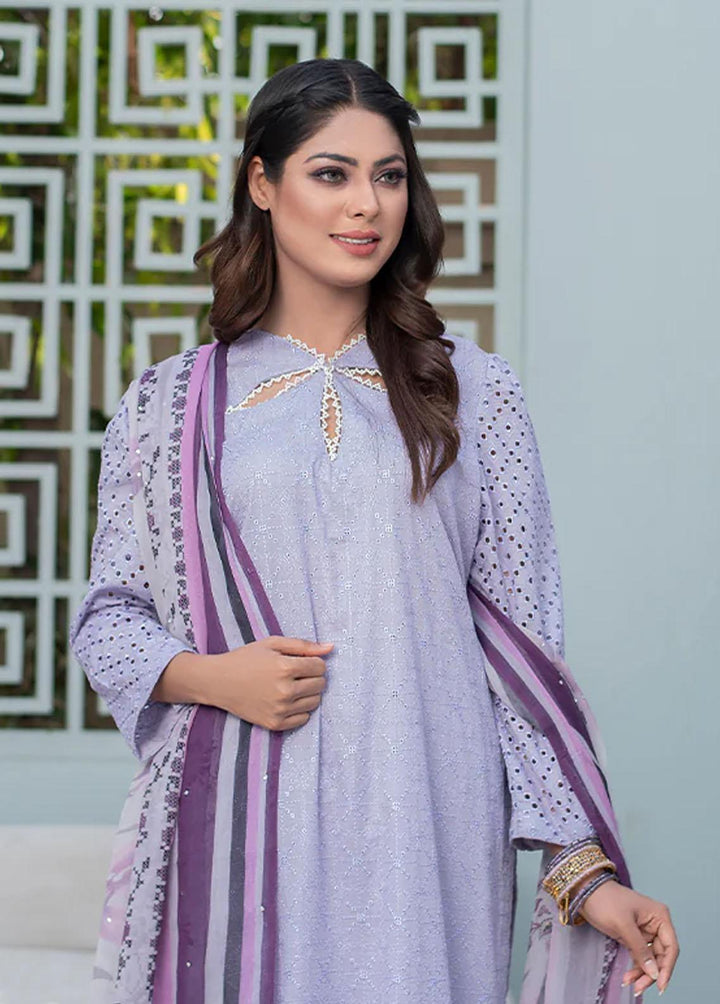 Insiya Clothing Embroidered Lawn Suits Unstitched 3 Piece INS23E 07 AMAN - Eid Collection